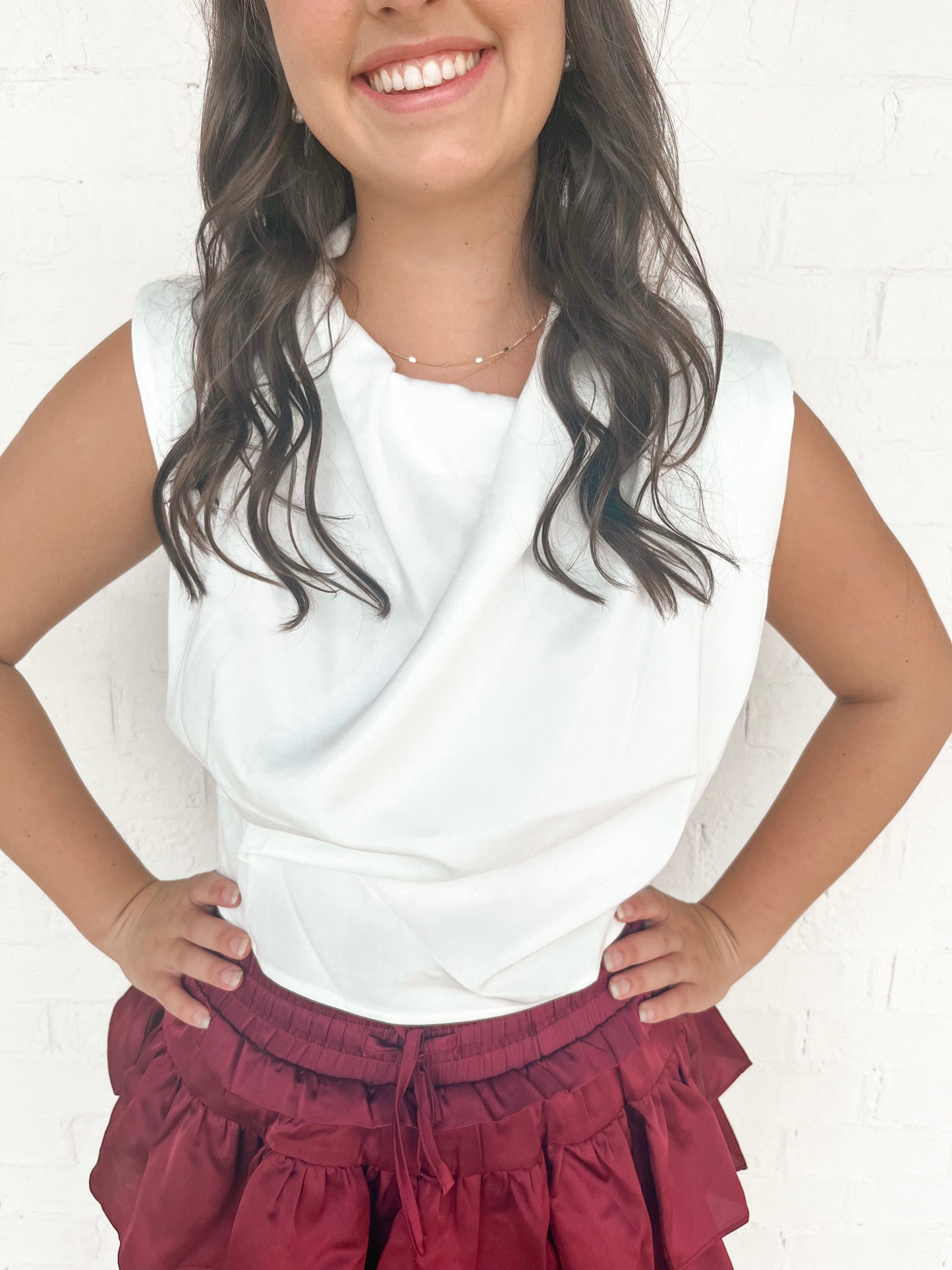 Layered Top - White