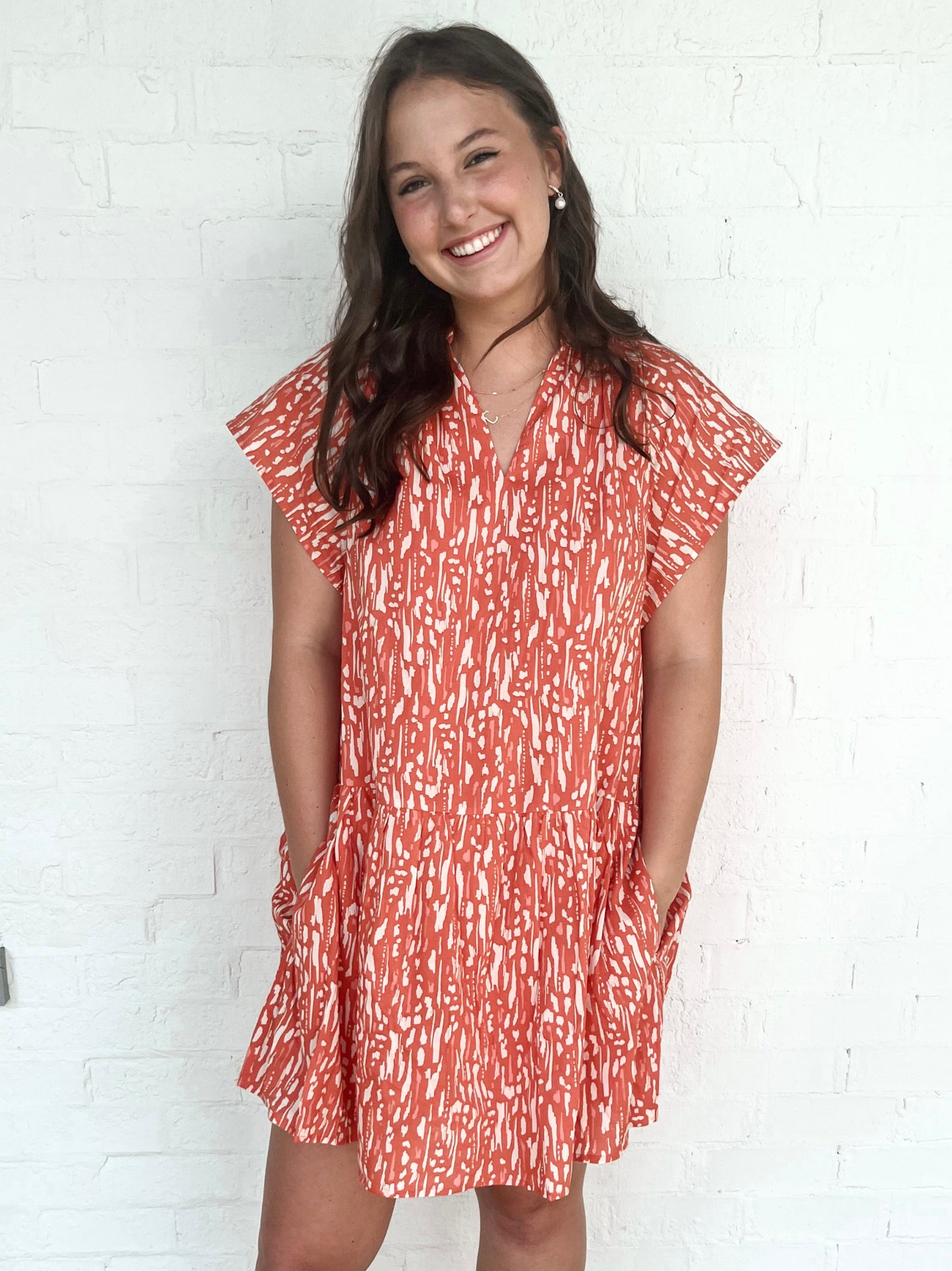 Presley Printed Game Day Dress
