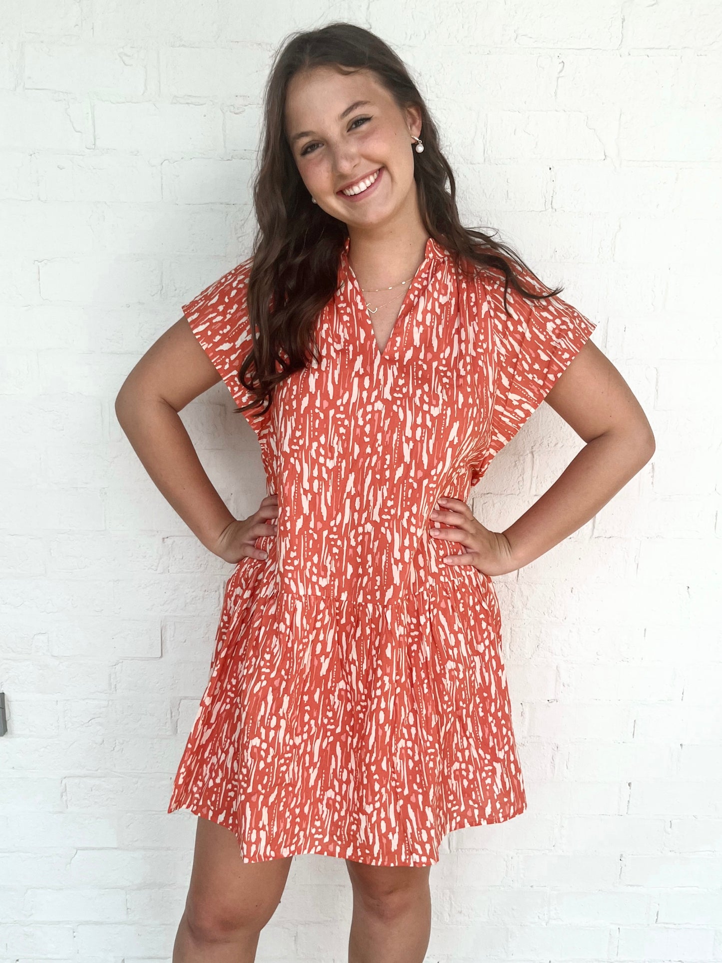 Presley Printed Game Day Dress