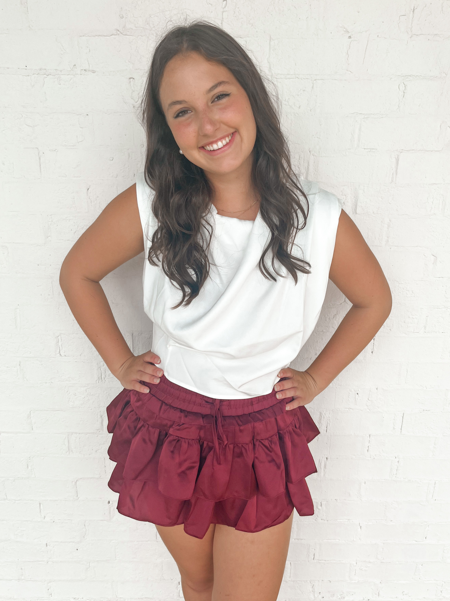 Layered Top - White