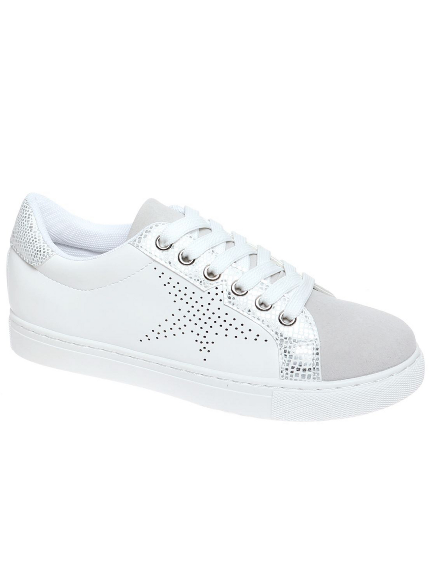 Rylee Sneaker - White/Silver