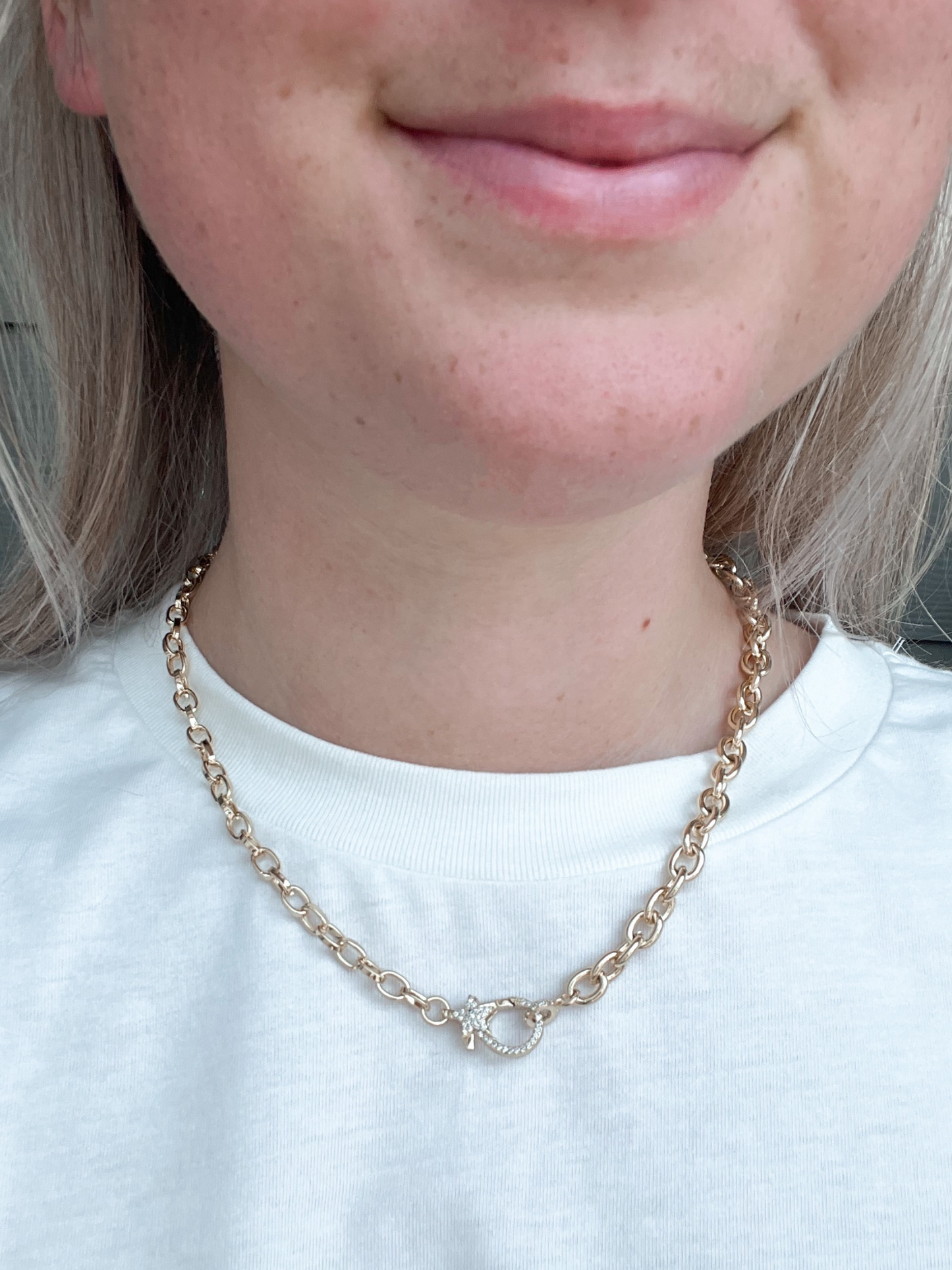 Clipped Star Necklace