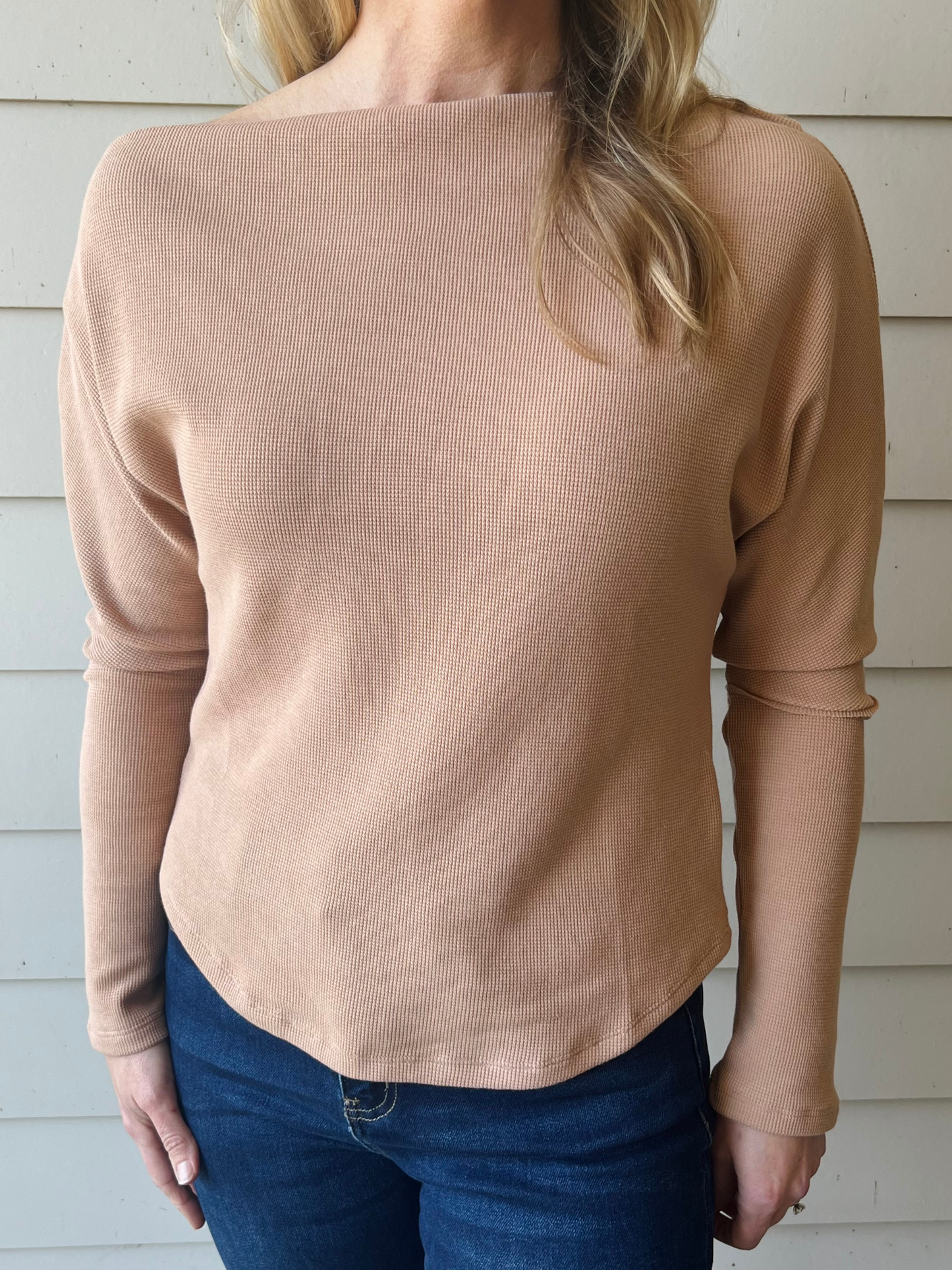 Date Nights' Calling Top - Camel